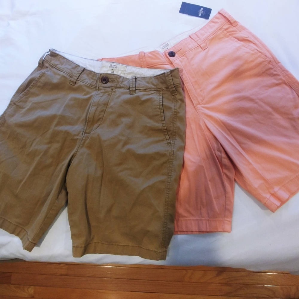 Lot of 3 Abercrombie & Fitch chino shorts & pant
